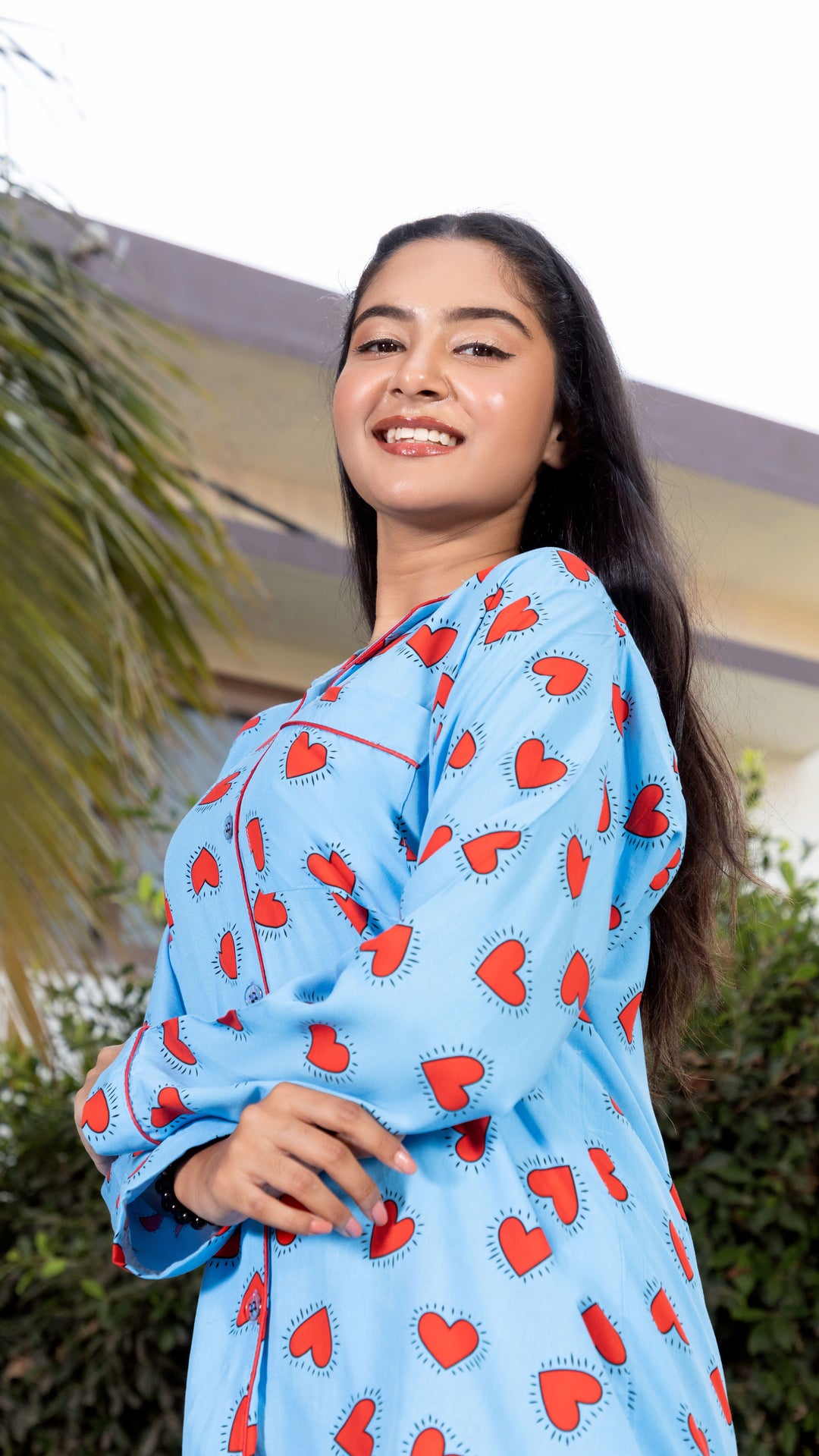 Red Hearts PJ Set