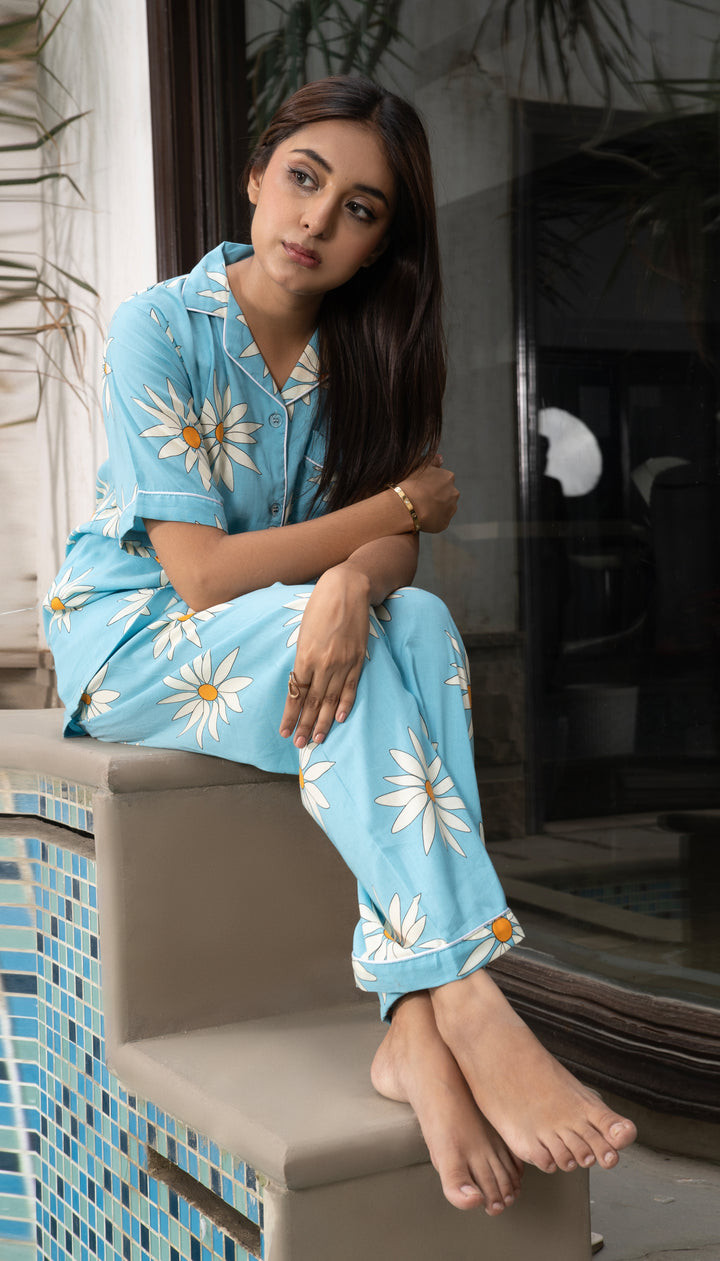 Summer Meadow Half Sleeves PJ Set