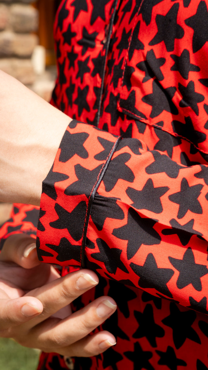 Black Stars PJ Set